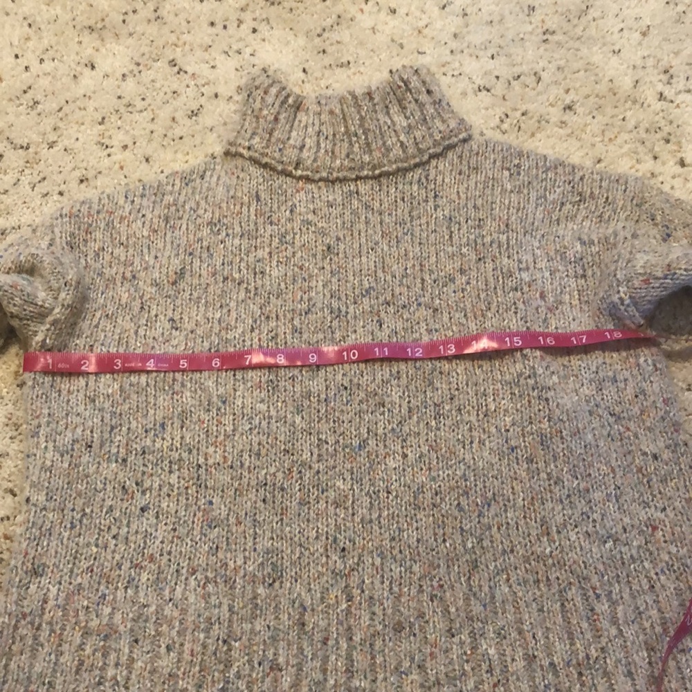J. Crew Wool Confetti Mock Neck Sweater Size XS - Picture 8 of 13